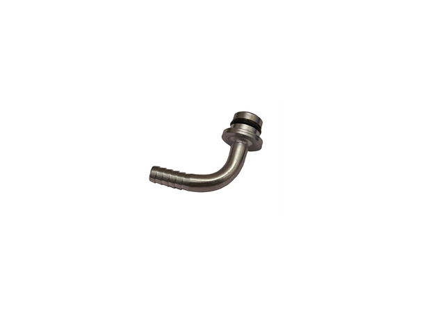 Fitting -L- 1/4", SS, Bib vent assembly