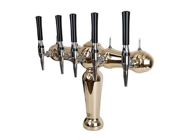 Font -Katrine T5, brass, Tissco, LED/QC