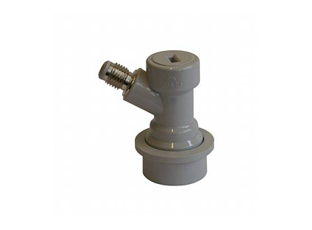 Quick coupler -Gas in, 1/4", grey
