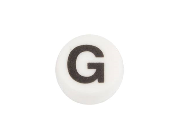 Button -G, Wunder-bar, black on white
