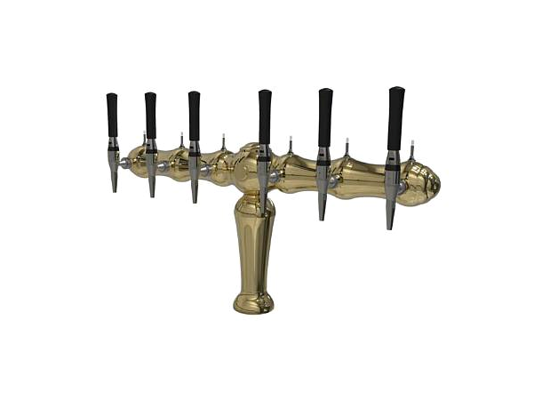 Font -Katrine T6, brass, Tissco LED/QC