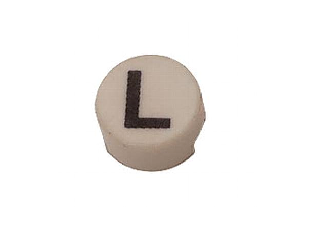 Button -L , Wunder-bar, black on white