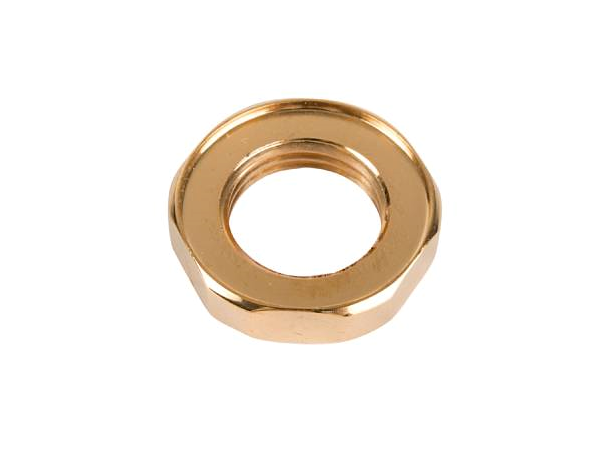 Locking nut -1/2", PVD gold