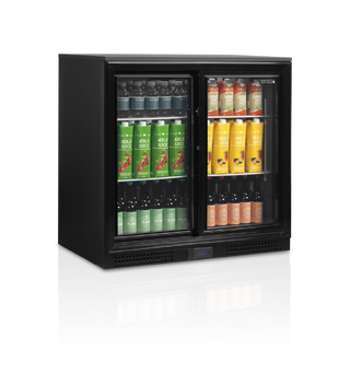 Tefcold DB201S dobbel skyv Backbar