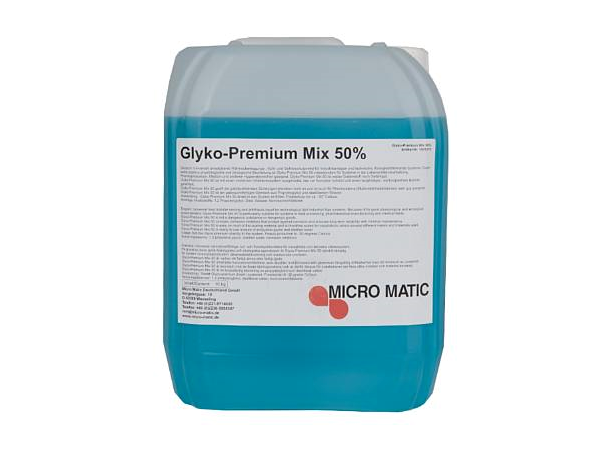 Glycol -50% propylenglycol, blue, 10L