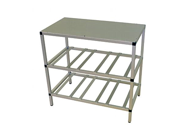 BIB-rack -2-shelf, top plate