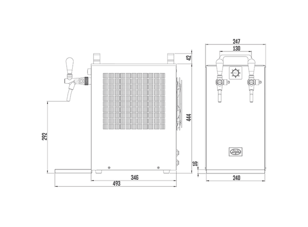 Lindr KONTAKT 70 Green Line Without air compressor 