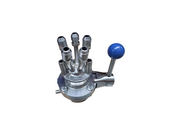 Beer divider watercooled, 5 exits Butterfly, 3/8", NW40 