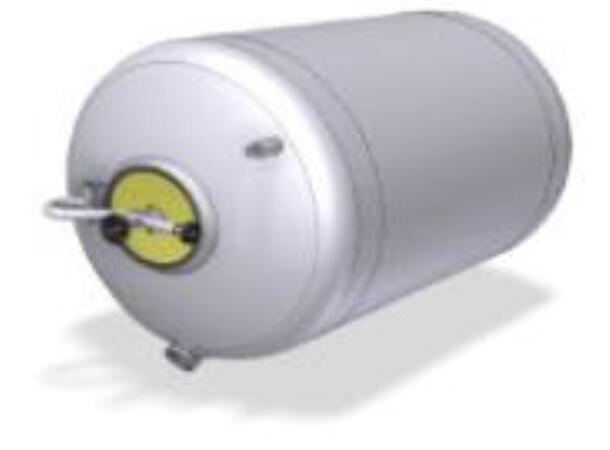 Tank 5hl insulated Ø860mm Copper painted