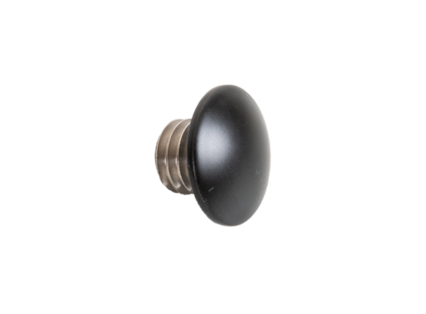 Blind plug -Medallion, 3/8?, mat black