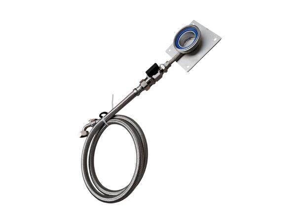 Cleaning adapter NW40, wall mounted incl. HP hose 3/8" + 3/4" 