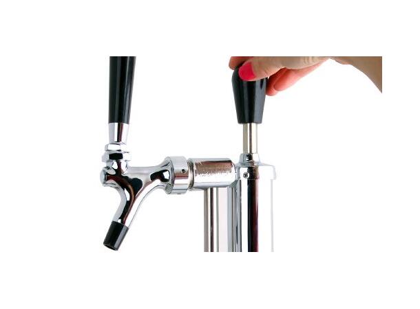 Party pump for beer kegs
