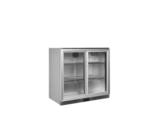 Tefcold BA26SS dobbel skyv Backbar, rustfritt stål